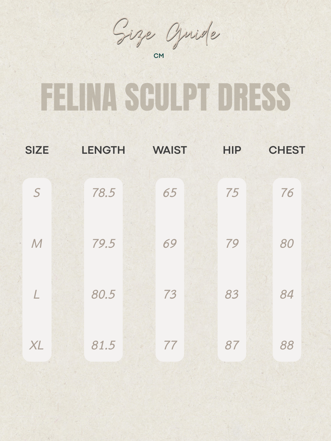 FELINA SCULPT DRESS