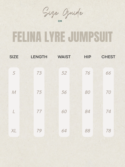FELINA LYRE JUMPSUIT
